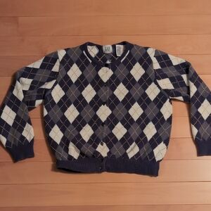 GAP button up Argyle Cardigan